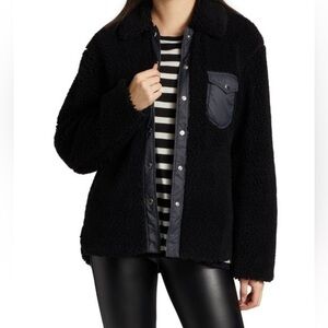 Rag & Bone Elliot Sherpa Shacket Size Large